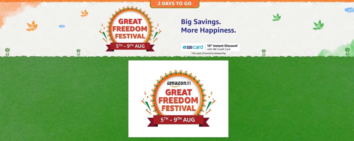 amazon great freedom festival sale