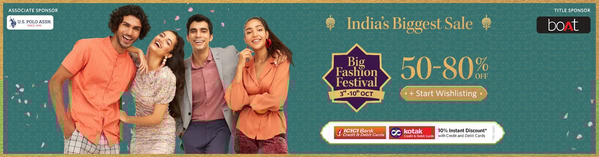 Myntra Big Fashion Festival Sale 2021