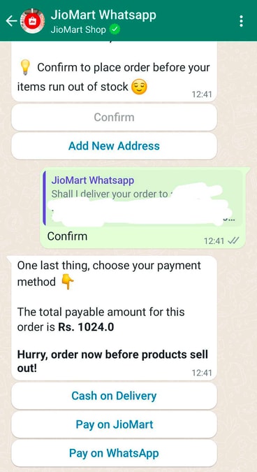 New JioMart Whatsapp ordering Service Free Delivery, Top Deals! DesiDime