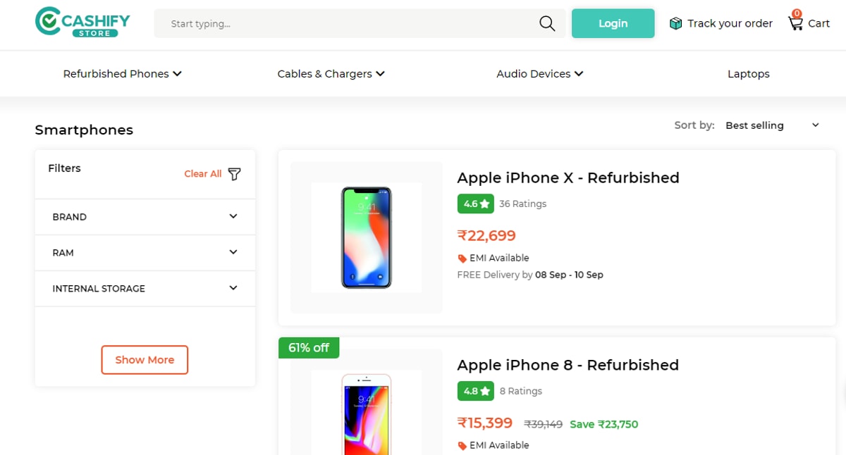 Cashify: Buy and Sell Refurbished Phones at the Best Price