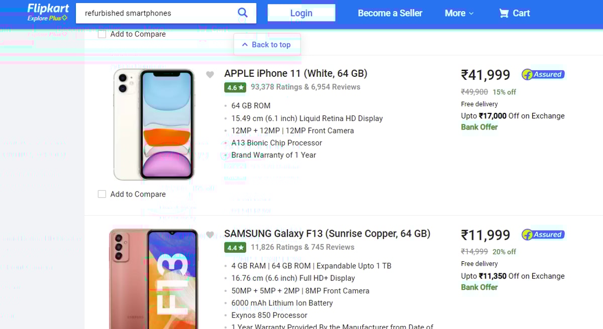 Flipkart: Get the Best Refurbished Phones at Cheap Prices