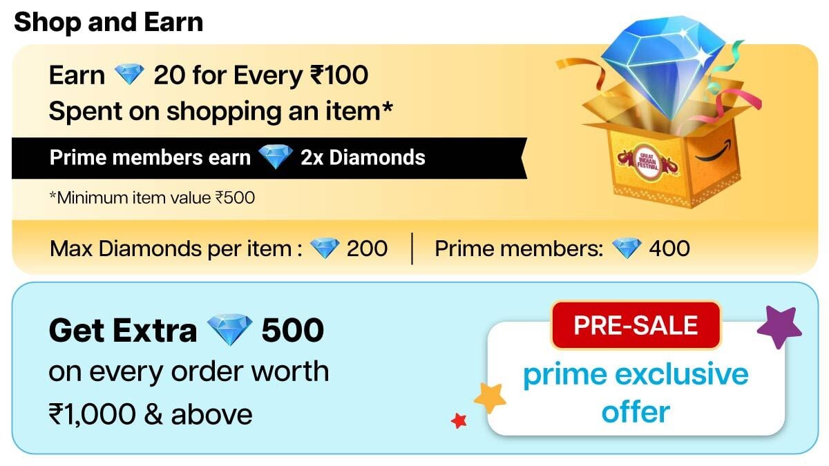 Diamonds Points and How to earn and use them during Amazon Great Indian Festival Sale