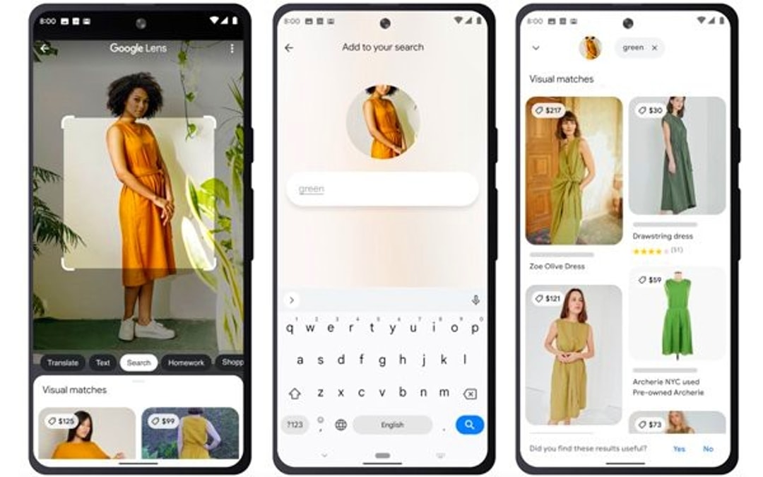 MultiSearch in Google Lens