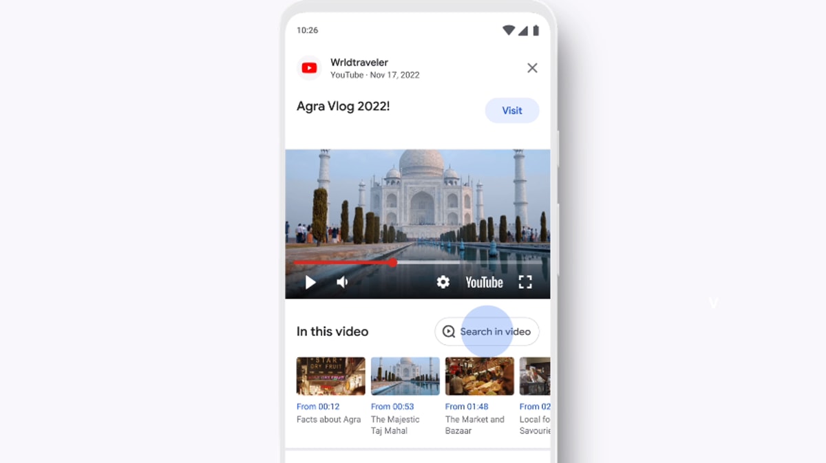 Search in Video for YouTube