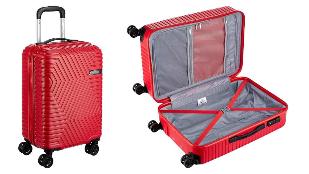 Hardsided cabin luggage bag with TSA lock