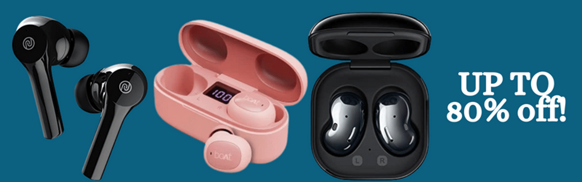 Best earbuds deals on Amazon and Flipkart