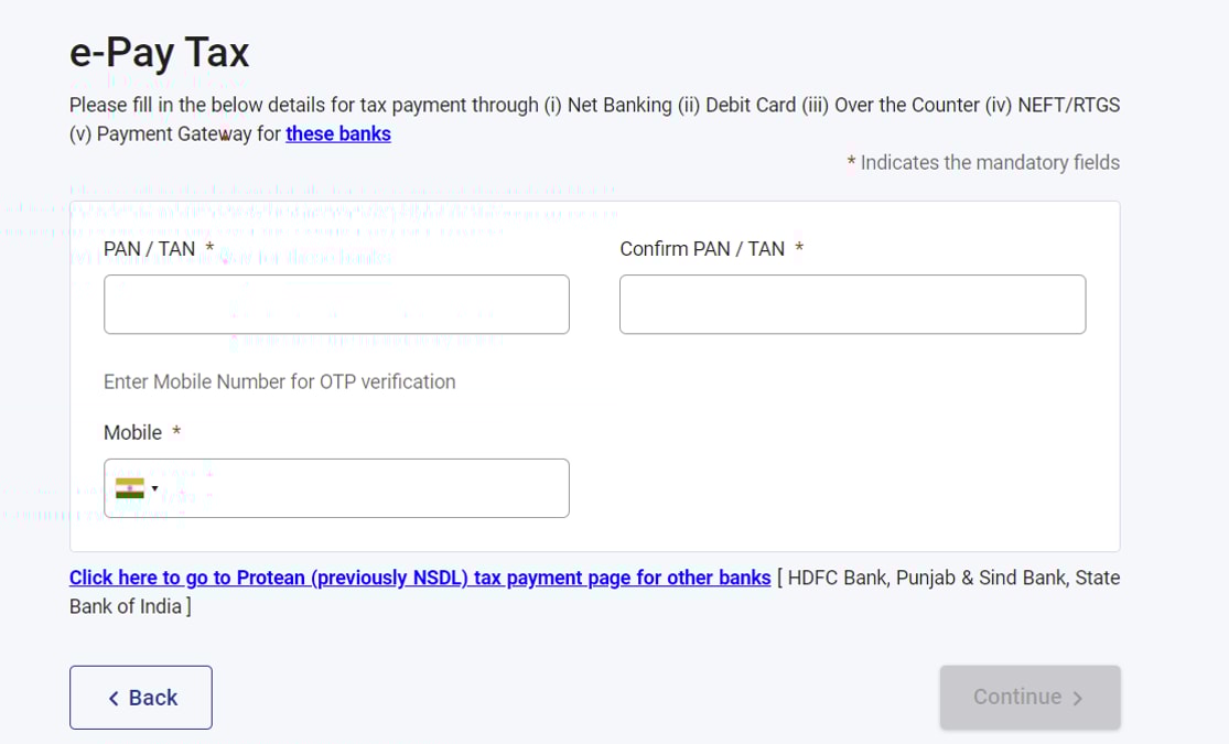 Pay Aadhar PAN Link Fee Online