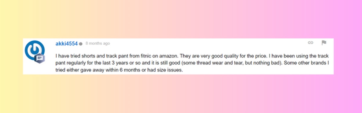 Fitnic Track Pants Review