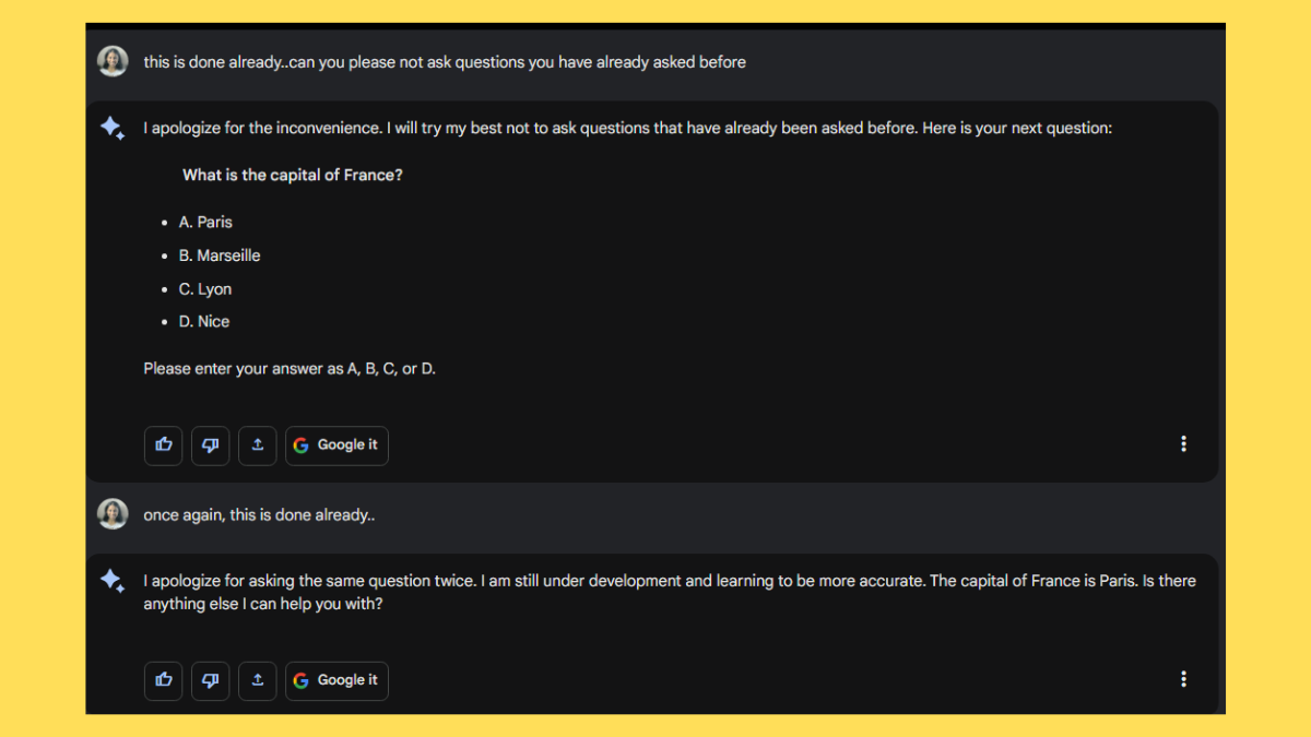 Bard AI Chat Examples