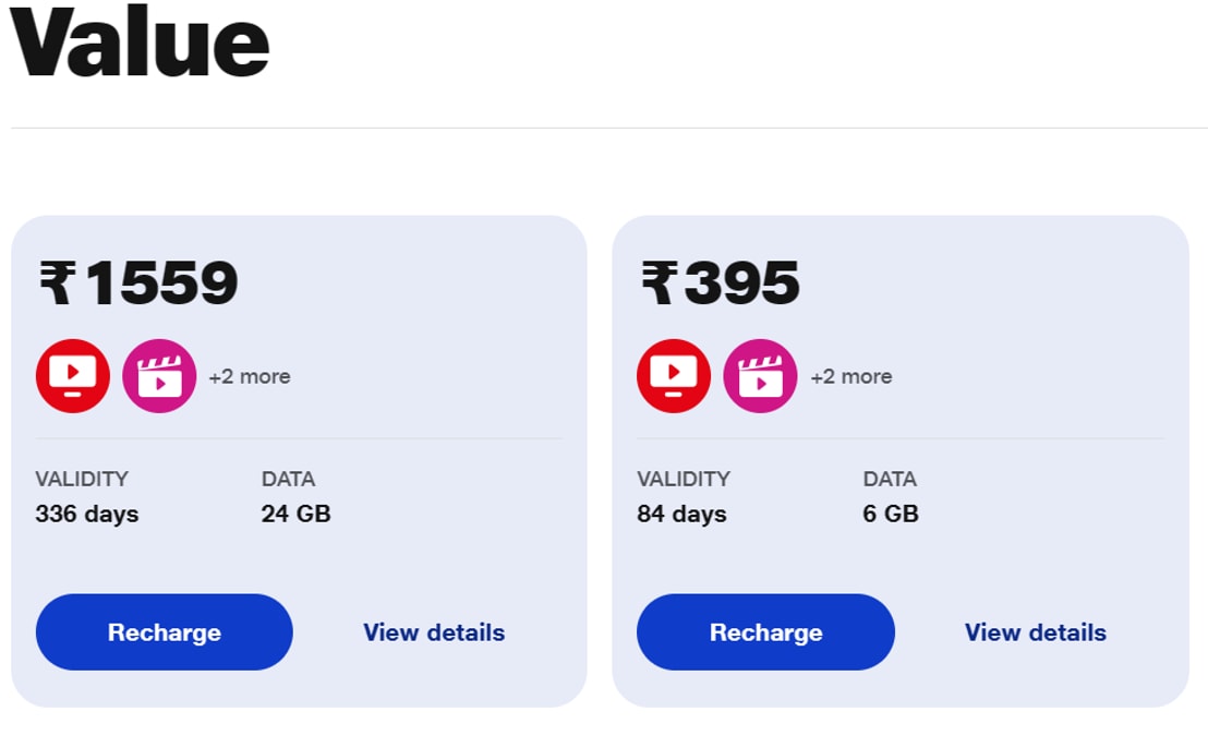 Jio Plans with Unlimited Calls Only (No Data Jio Recharge Plans)
