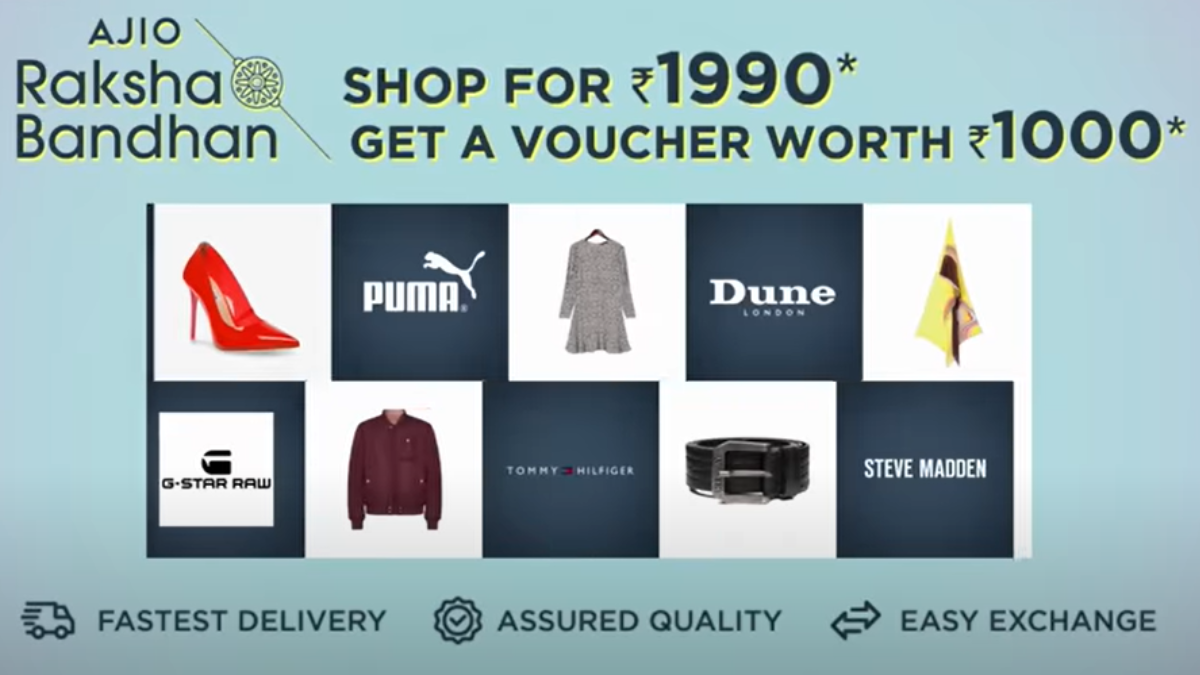 Ajio Raksha Bandhan Offers