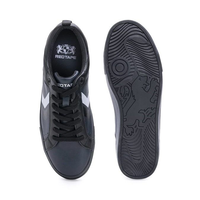 RedTape Men's Black Sneakers