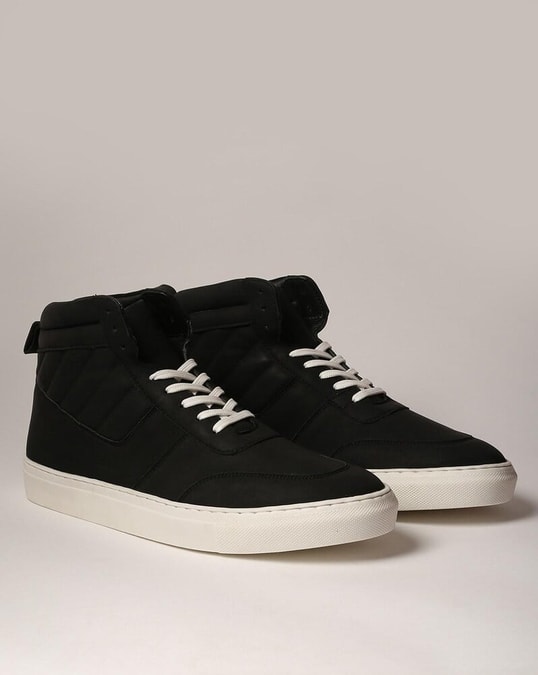 BUDA JEANS CO Mid-Top Lace-Up Sneakers