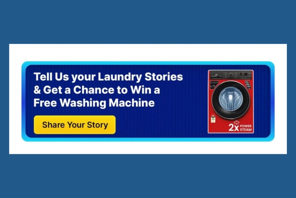 Flipkart Tell Us Your Laundry Story & Get a Chance to win a Washing Machine