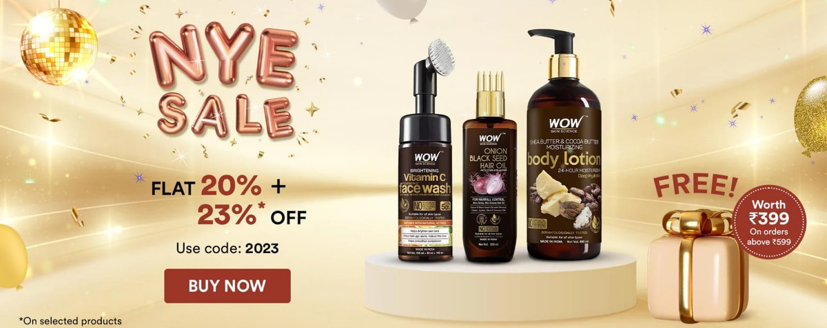 Wow Skin Science New Year Offer 2023