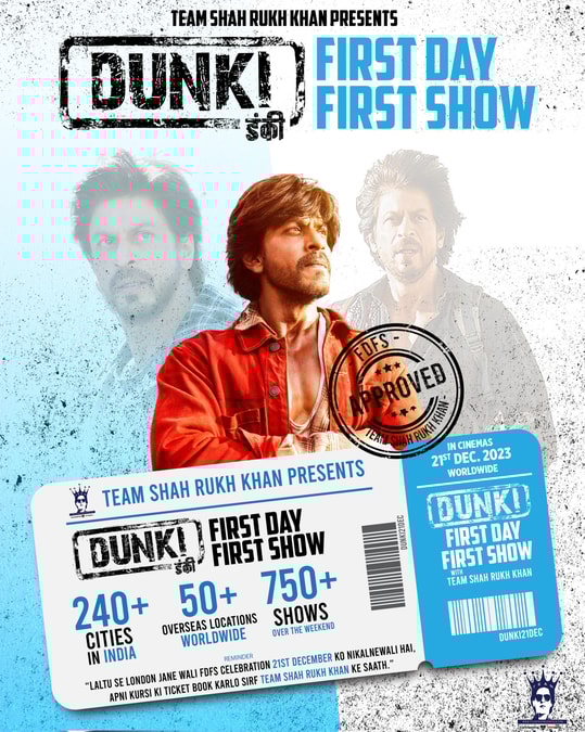 dunki advance booking