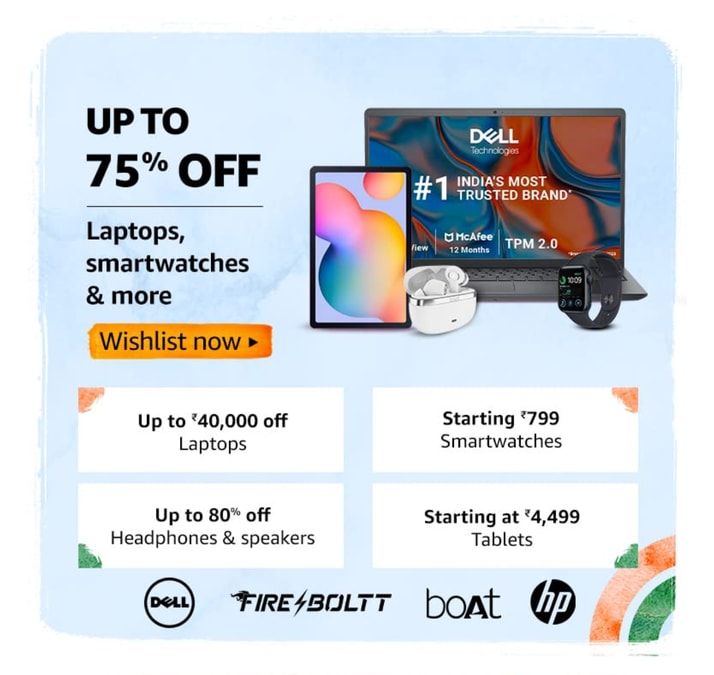 Amazon Republic Day Sale offers on Electronics