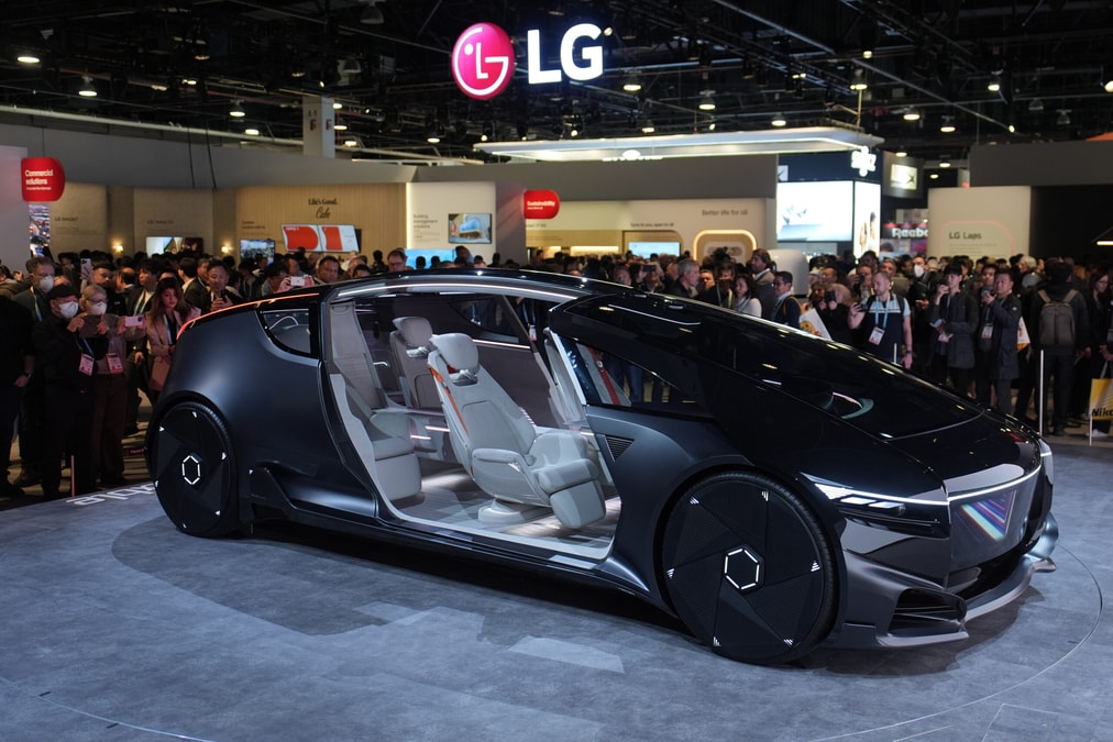 LG’s Alpha-able Concept Car in CES 2024 (Self-driving car)