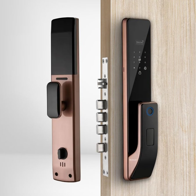 Denler DL10v1 Fingerprint Door Lock for Home (Glass Door compatible)
