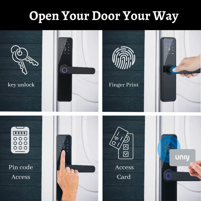 UNIY UY610 Metal Door Fingerprint Lock for Home