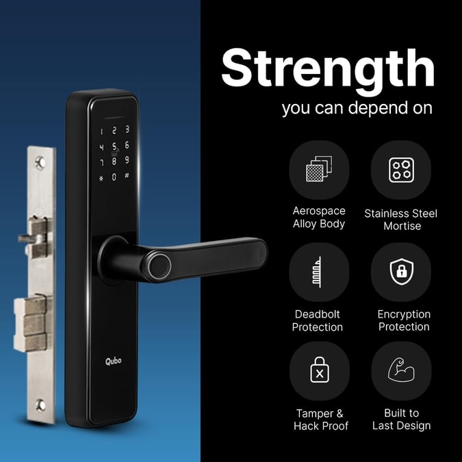 QUBO Essential Wooden Door Smart Lock