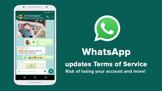 Whatsapp Updates Terms Of Service With Its New Privacy Policy Risk Of Losing Your Account And More Desidime Whatsapp's new terms and its privacy policy will kick into effect on february 8, 2021.