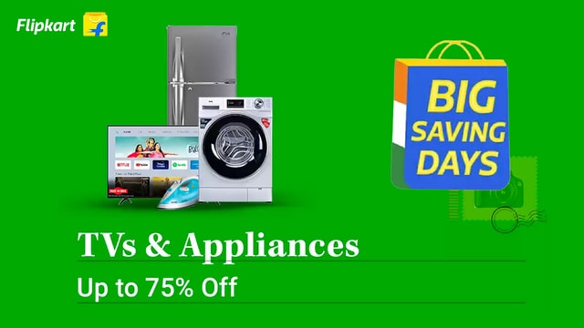 Flipkart Big Saving Days Sale Discounts Offers