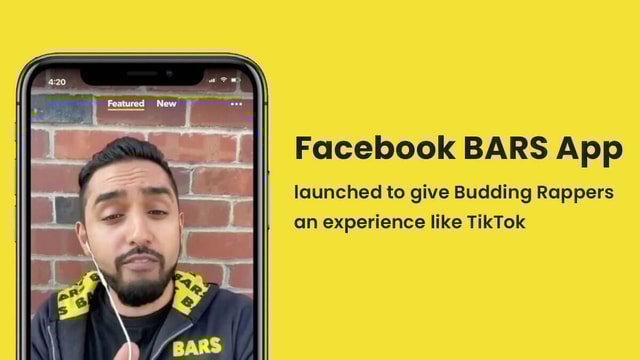 Facebook BARS App launched to give Budding Rappers an experience like TikTok