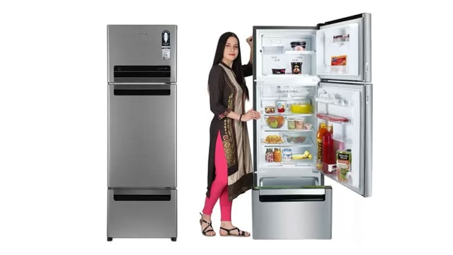 Whirlpool 260 Litre Frost-Free Triple Door Protton Series Refrigerator
