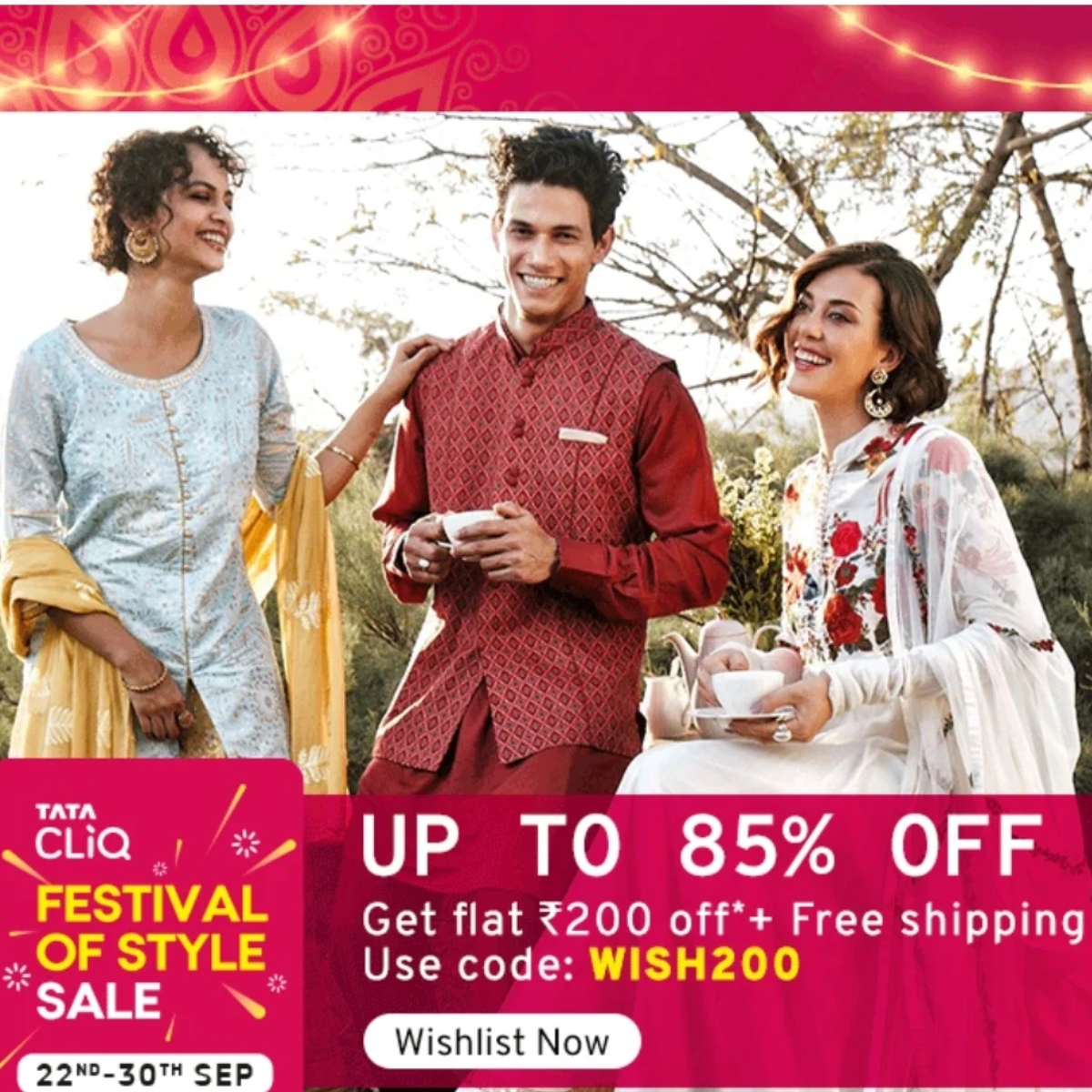 Tata Cliq Festival of Style Sale 22nd - 30th September 2022 ...
