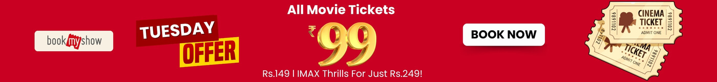 BookMyShow Banner 29 July'25