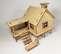 Jupiter Kala 3D Wooden Puzzle Toy - Beach House