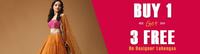 Buy one Lehenga get Three Lehengas Free (Buy 1 Get 3)