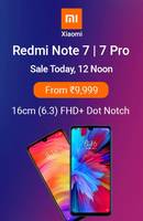 Redmi note 7 | 7pro Sale Today at 12 Noon From Rs.9999