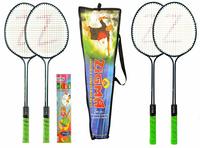 Klapp Zigma1 Steel Badminton Set (White)