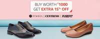 Buy for Rs. 1000 and get Extra 15% OFF – Mens and Womens Shoes | Symbol, Centrino, Fusefit & More