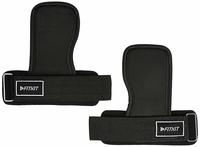 Fitkit FPS1 PRO Weight Lifting Gloves/Straps With Adjustable Neoprene Padded Wrist Wrap Support, Free Size (Pair) 
