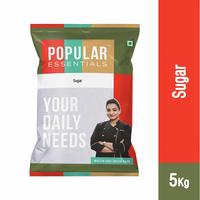 Pantry Loot : Popular Essentials Refined Sugar Pouch, 5 kg (Select Loctions)