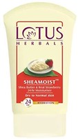 Lotus Herbal Sheamoist Shea Butter And Real Strawberry 24 Hour Moisturiser, 120g