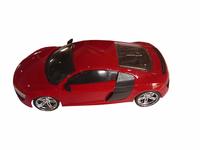 Brunte R0055 City Remote Car with Rechargeable Battery, Red 