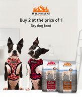 Wilderness Adult Dog Food Meat & Vegetable, Chicken & Vegetable (Buy 1 Get 1 Free), 3 kg each 