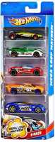 Hot Wheels Five-Car Assortment Pack  (Multi Color)