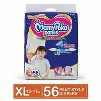 MamyPoko Pants Extra Absorb Diaper, Extra Large (Pack of 56)