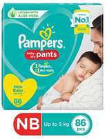 Pampers New Diapers Pants, New Baby, 86 Count