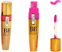 Masibo USA BB Long Lasting Matte Lip Gloss-12, Baby Peach, 4g 