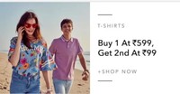 Myntra : Buy 1 And Get Second For 99 only