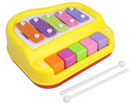 Toyshine Musical Xylophone and Mini Piano, Non Toxic, Non-battery