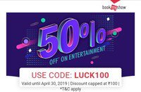 50% off upto ₹100 ( might be user specific)