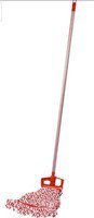Cello Kleeno Plastic Clip and Fit Looped Mop (Red)