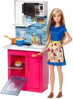 Barbie Kitchen Doll  (Multicolor)
